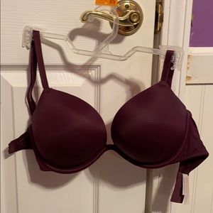 PINK Maroon Wear Everywhere Super Push-Up Bra